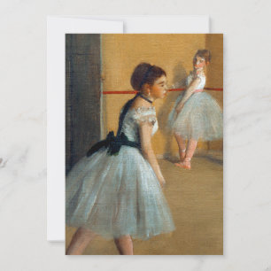 Faire-part Edgar Degas Le Foyer de la Danse à l'Opéra