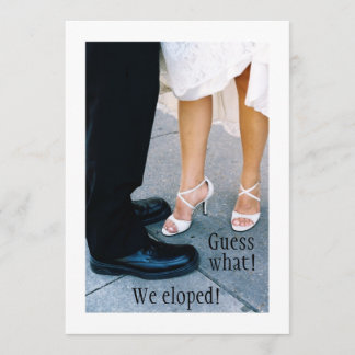 Faire-part Elopement