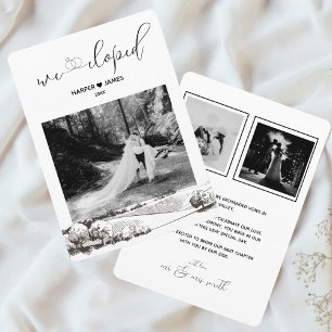 Faire-part Elopement moderne   Napa Valley