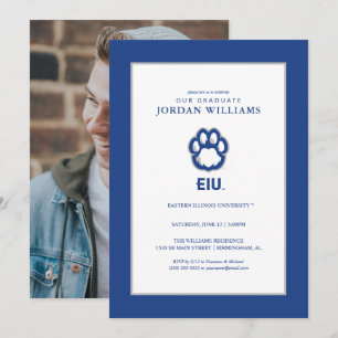 Faire-part Empreinte de panthère de Eastern Illinois Panthers