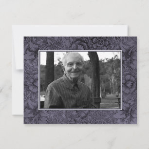 Faire-part En photo affectueuse d'avis de la mort de Memoriam