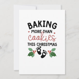 Faire-part Enceinte pour Noël : Plus que des Biscuits à Cuire