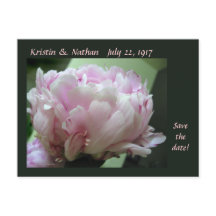 Enregistrer la carte postale Mariage Date Pink Peo