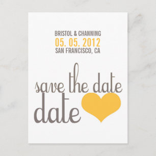 Faire-part ENREGISTRER LA DATE Carte postale