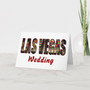 Faire-part Enregistrer la date/le Mariage de Las Vegas