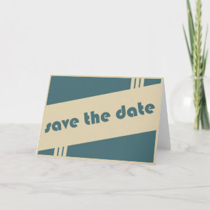 Faire-part enregistrer la date : retro :
