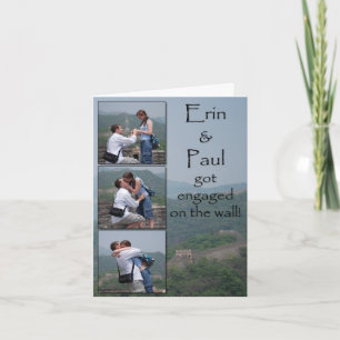 Faire-part Erin et Paul - faites gagner la date
