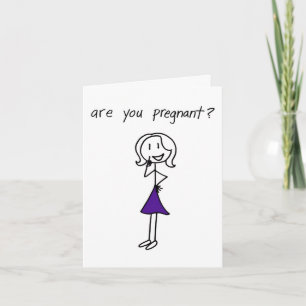 Faire-part "Es-tu enceinte ?"