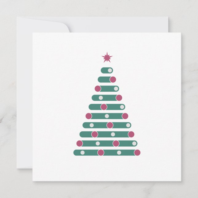 Faire-part Evergreen Rhythm Card (Devant)