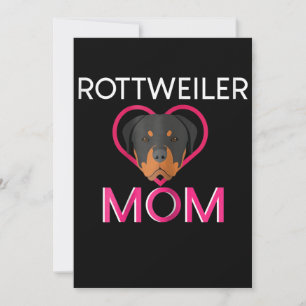 Faire-part Femmes Rottweiler Maman