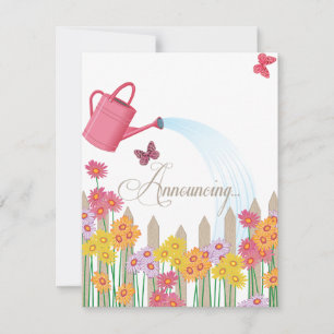 Faire-part Fiançailles de la collection Garden Par