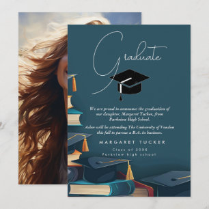 Faire-part Fille de diplôme I Casquette