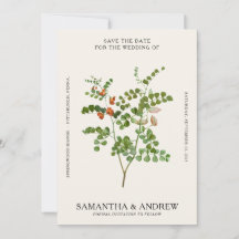 Faire-Part Floral Vintage