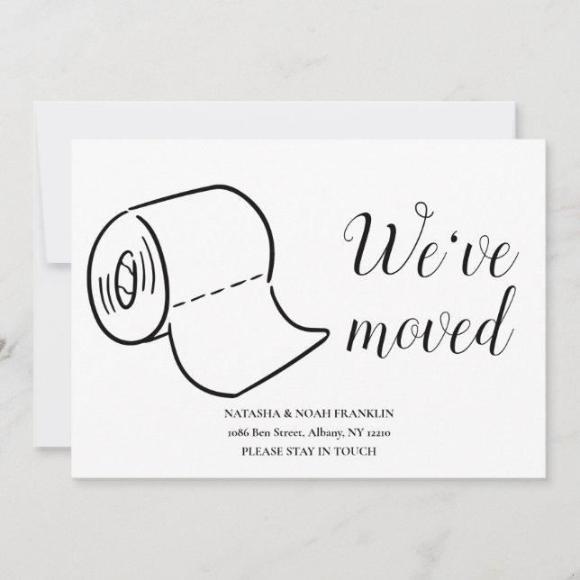 Faire-part Fun Moving Home (Devant)