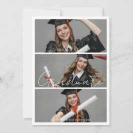 Faire-part Graduate Photo High School Graduation 