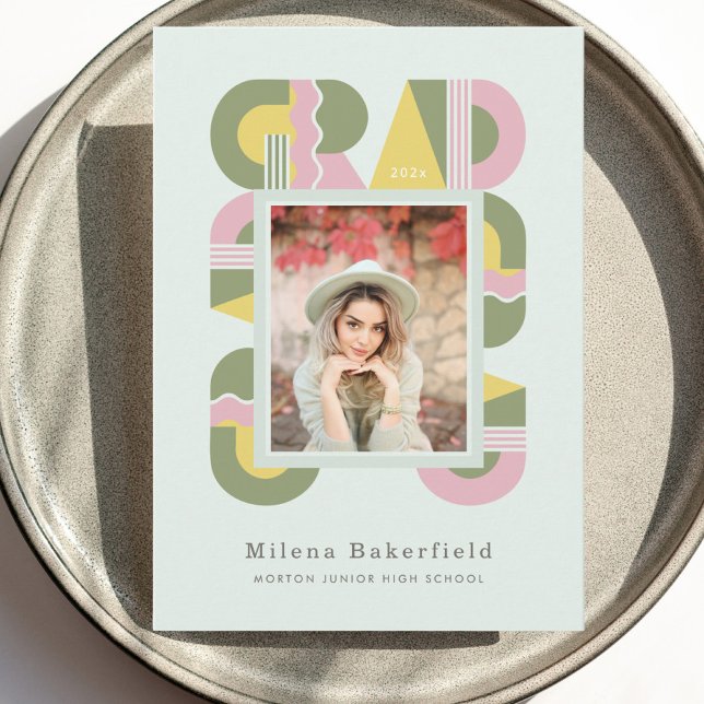 Faire-part Graduation announcement class of 2026 modern (Créateur téléchargé)