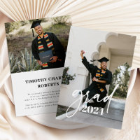 Graduation photo simple et moderne