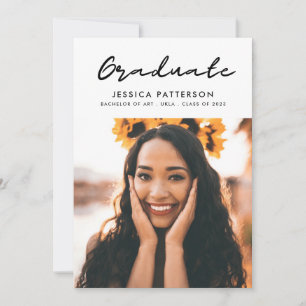 Faire-part Graffiti Script Graduate