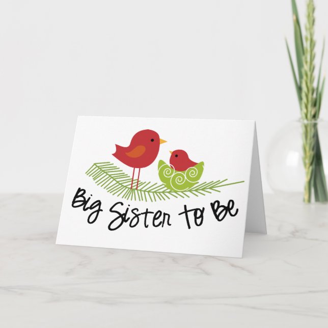 Faire-part grande soeur (Devant)