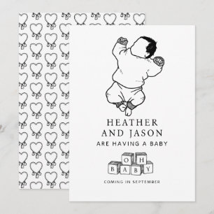 Faire-part Grossesse à main mignonne