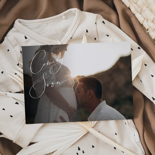 Faire-part Grossesse neutre de genre lunatique (Créateur téléchargé)