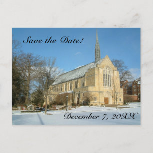 Faire-part Harbison Chapel Enregistrer la date Carte postale