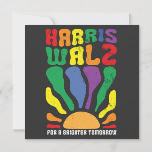 Faire-part Harris Waltz pour un avenir meilleur Kamala LGBT