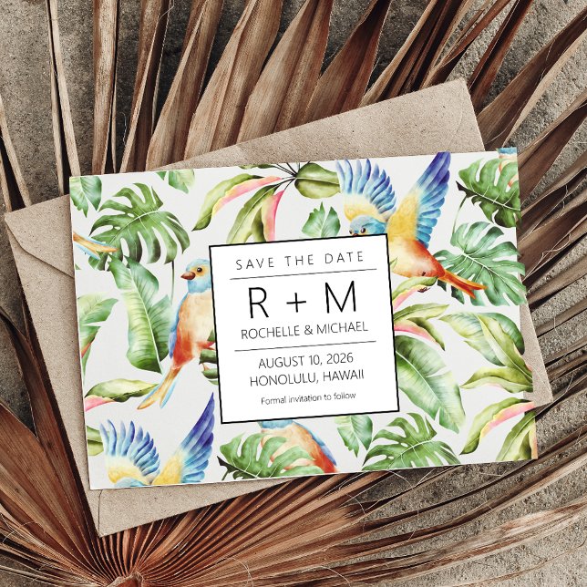 Faire-part Hawaii Beach Destination Wedding (Créateur téléchargé)