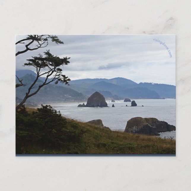 Faire-part Haystack Rock, carte postale de l'Oregon (Devant)