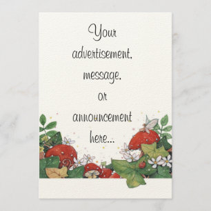 Faire-part Illumination de lierre et de champignon