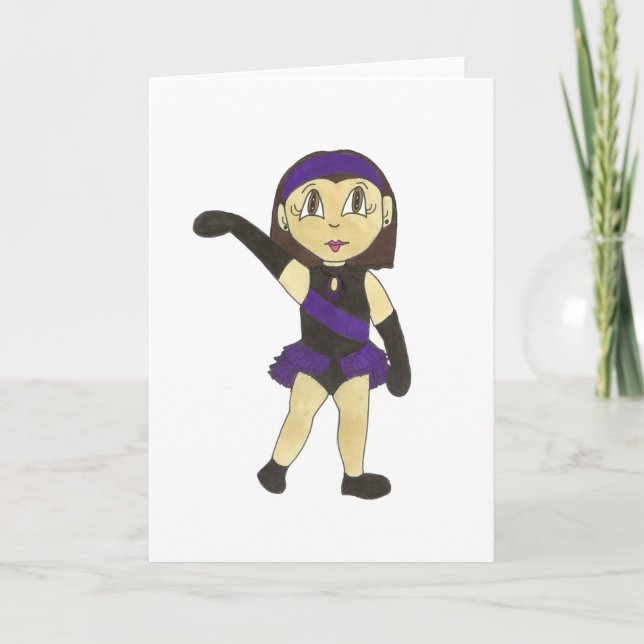 Faire-part Jazz Dancer Considérant Dance Studio Enseignant (Devant)