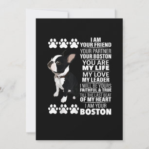 Faire-part Je Suis Votre Ami Votre Partenaire Votre Boston Te