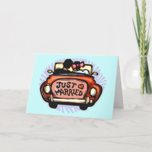 Faire-part Je viens de marier Jalopy