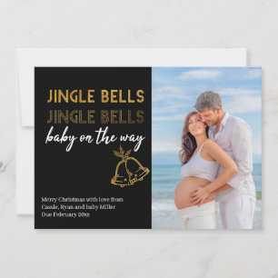 Faire-part Jingle Bells Baby sur le chemin de Noël Photo