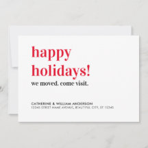 Joyeuses vacances Nous avons déménagé Venez visite
