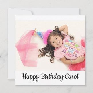 Faire-part Joyeux Anniversaire Carol