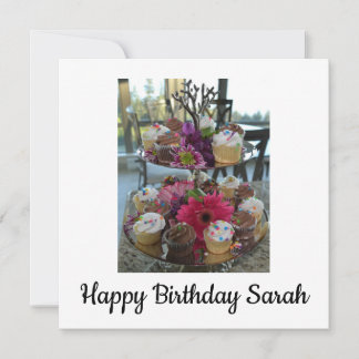 Faire-part Joyeux anniversaire Sarah