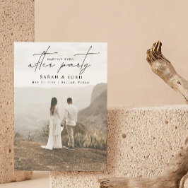 Faire-part Joyeux Jamais après la photo du parti 2