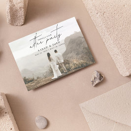 Faire-part Joyeux Jamais après la photo du parti 2