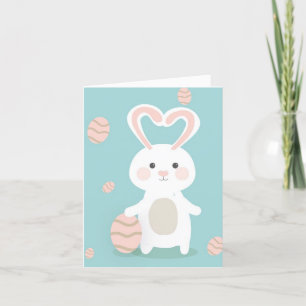 Faire-part Joyeux lapin de Pâques