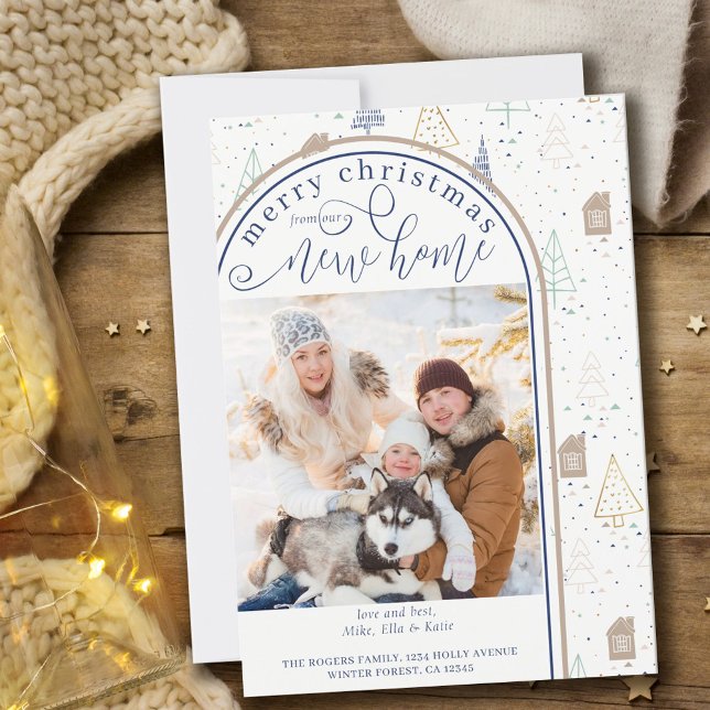 Faire-part Joyeux Noël de New Home Doodtree House (Créateur téléchargé)