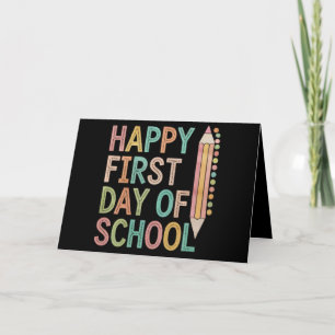 Faire-part Joyeux premier jour de rentrée scolaire