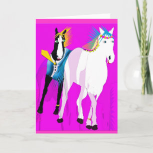 Faire-part Juste marié - collection lunatique de cheval