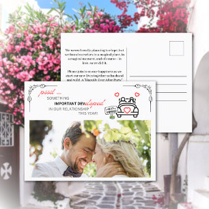 Faire-part Juste Marié - Nous Avons Elopé Photo Carte Postale