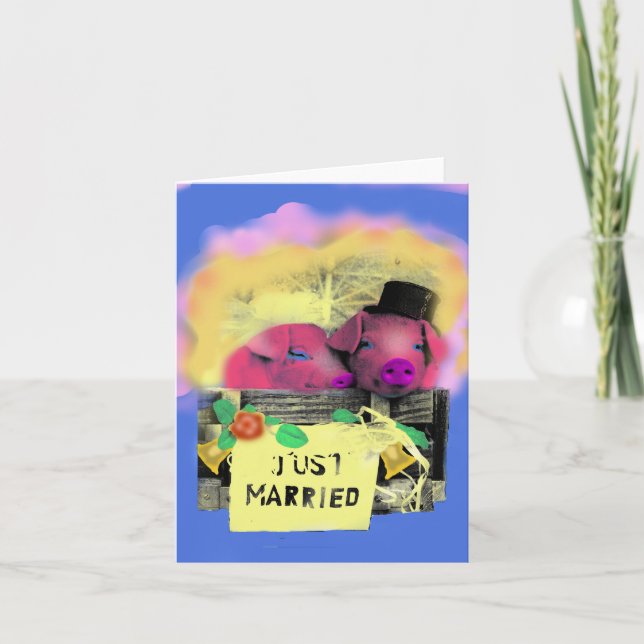 Faire-part juste mariés (Devant)