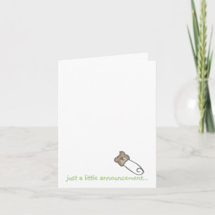 Faire-part juste une petite faire-part...