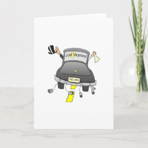 Faire-part Juste voiture mariée