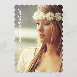 Faire-part Le bonbon a cranté l'obtention du diplôme