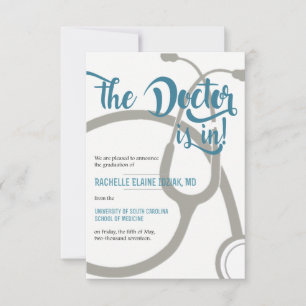 Faire-part Le docteur est dedans