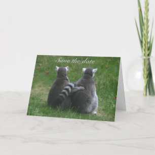 Faire-part Lemur love,! .. Save the date